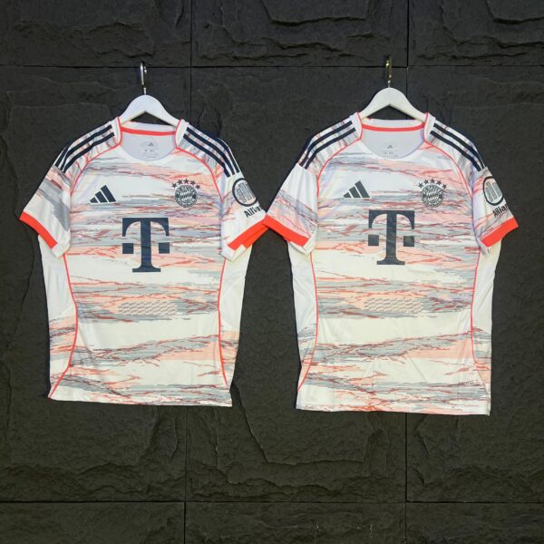 Bayern Munich adidas 2025/26 Away Jersey – White